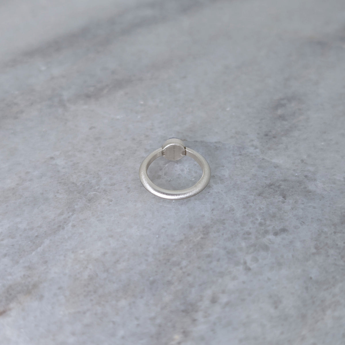 Chalcedony in Silver Ring