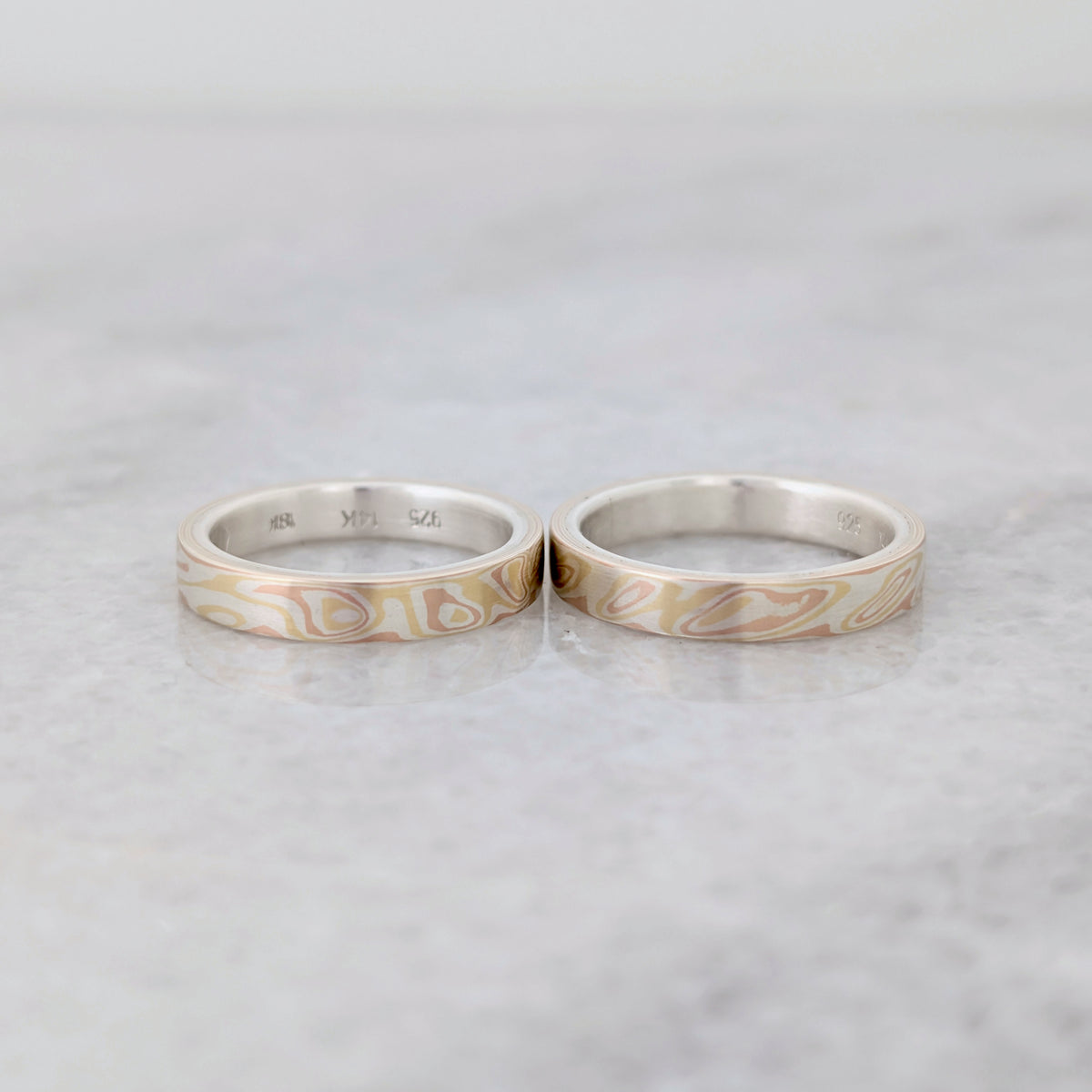 Mokume Gane Bands